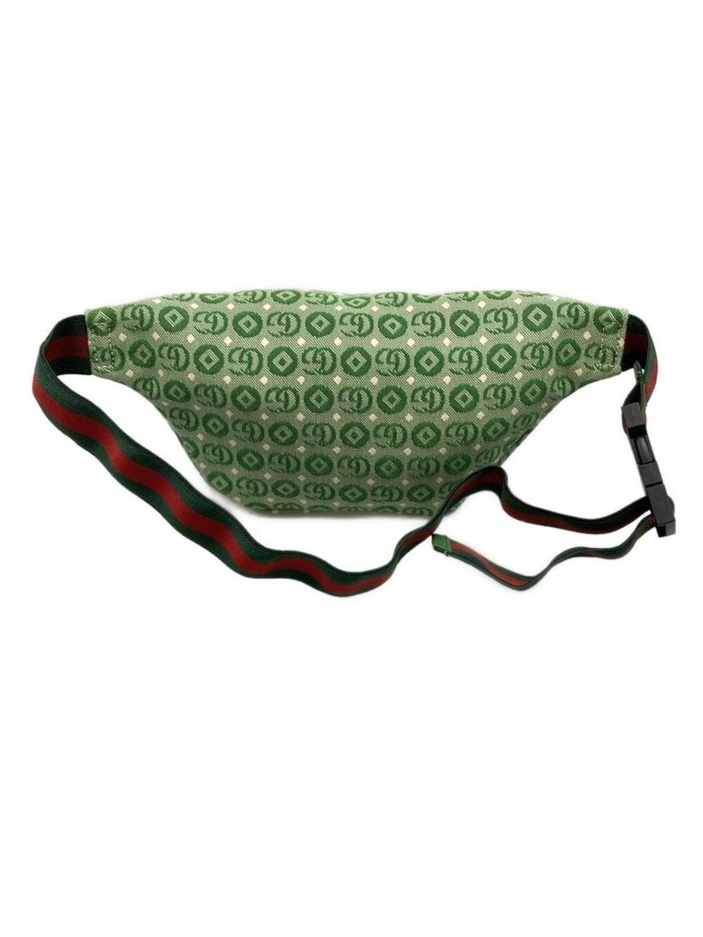 Gucci Waist Pouch Interlocking Children's Belt Bag Green Ivory Collection - Picture 3 of 10
